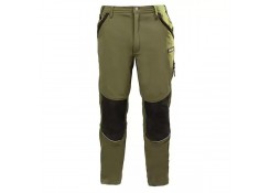 Штаны рабочие, М, 94% полиэстер / 6% спандекс (софтшелл), цвет оливковый, Profmet