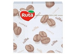 Салфетки столовые Ruta Кофе 24*24см 40шт