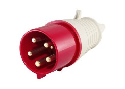 Вилка 015 3Р+РЕ+N 16А 380В IP44 TDM