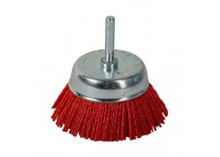 Щетка-крацовка нейлоновая "Чашка" 75мм для дрели Profmet