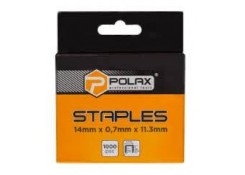 Скобы для степлера 10мм М53 - 1000 штук Polax