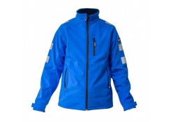 Куртка рабочая, L, с защитным слоем, 94% полиэстер / 6% спандекс (софтшелл), синяя, Profmet