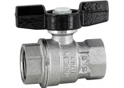 Шаровый кран бабочка 1/2'' FF 