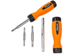 Отвертка с насадками 4в1 Polax