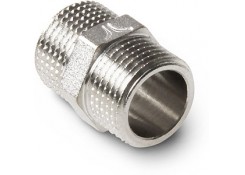 Ниппель латунный НР резьб. 3/4" Aqua