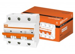 Автоматический выключатель 3P 63A C 10kA ВA47-100 TDM