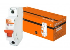 Автоматический выключатель 1P 25A B 4,5kA ВА47-29 TDM