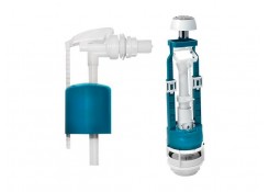 Набор арматуры с боковой подводкой 1/2 кнопка хром (И - СБкпм-БпрН-А-М Р) ИнкоЭр