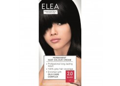 Краска для волос «Elea Professional Color & Care» - № 2.0 Черный 138мл