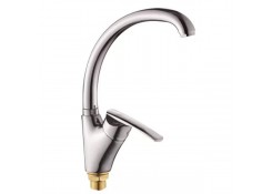 Смеситель для кухни 49135 Silver Linera
