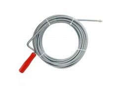 Трос сантехнический пружинный для прочистки труб с острым наконечником 8мм х 5м Profmet