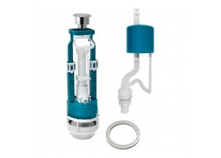 Набор арматуры с нижней подводкой 1/2 кнопка хром (И СБкпм-НпрРф-А-М) ИнкоЭр