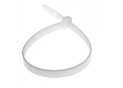 Стяжка кабельная 4,8х300мм из нейлона, белый (100 шт) Profmet