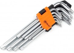 Набор Г-образных ключей Torx Polax Cr-V (25-008)