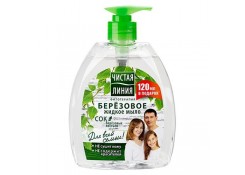 Жидкое мыло Чистая Линия Березовое Для всей семьи 520 мл