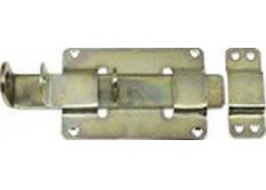 Lacat metalic plat p/u usi zincat