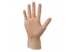 Перчатки одноразовые виниловые неопудренные (L) прозрачные