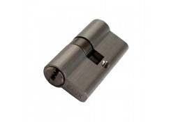 Цилиндровый механизм 80мм(40/40)_кл-кл_корпус алюминий_цвет сатин-никель_5кл BAUX