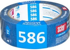 Лента малярная бумажная, синяя ,средняя адгезия  48мм 33м Scley