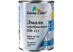 Алкидная эмаль ПФ-115 серебро 0,7л Gama Color