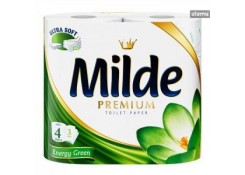 Туалетная бумага Milde ENERGY GREEN 3 слоя 4 рул.