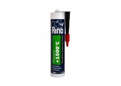 RINO Высокотемпературный герметик 1500C черный 310мл