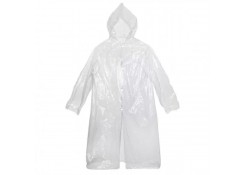 Плащ-дождевик, 100% полиэтилен, прозрачный, универсальный размер Profmet