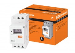 Электронный таймер 16А 230В на DIN -рейку ТЭ-15 TDM