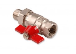 Кран шаровой с американкой ПМ бабочка- 3/4" HYDRO-S