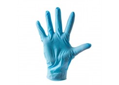 Перчатки нитриловые неопудренные (M), синие Profmet
