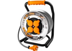 Удлинитель на катушке 3 x 2,5 mm² 20 м 4 розетки IP44 Richmann