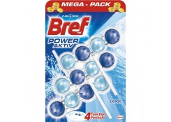 Подвесной блок для туалета Bref Power Aktiv Ocean 3x50g
