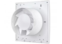 Осевой вытяжной вентилятор с сеткой и датчиком влажности ERA 4S HT D100 White