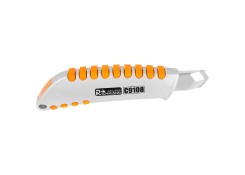 Нож 18мм прорезиненный алюминиевый Richmann