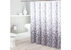 Занавеска для ванной Mozaic alb,180*180