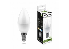 Лампа светодиодная Feron LB-570 Свеча E14 9W 4000K
