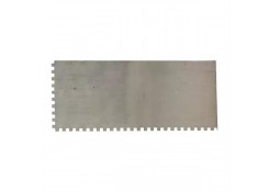 Терка 120х280мм с зубьями 10х10мм нержавеющая сталь Lider