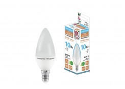 Лампа светодиодная FС37 10Вт 230В 6500К E14 НАРОДНАЯ TDM
