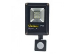 Светодиодный прожектор 10Вт с сенсором GLANZEN