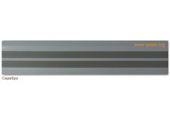 Угол ПВХ антискользящий Серебро 40*15*90