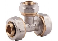 Тройник для металлопластиковых труб  20x16x20