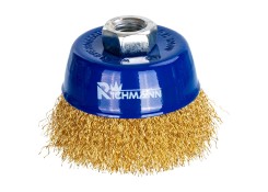 Щетка- крацовка "Чашка" 75мм для болгарки d125 мм Richmann