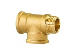 Тройник бронзовый ВР/ВР/НР резьбой - 1/2" Hydros