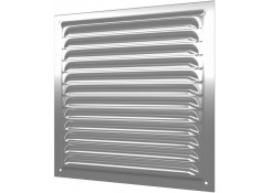 Решетка вентиляционная оцинкованная с сеткой 200x200 сталь Эра 2020МЦ