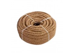 Веревка джутовая трехпрядная 8мм Profmet