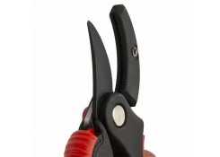 Секатор садовый с пласт. фиксатором,наковальней с обушком и двухкомп. рукояткой 205мм Profmet
