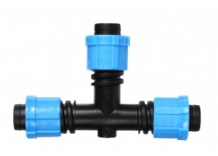 Тройник для капельной ленты KUBBER Drip Line 17 мм