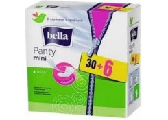 Ежедневные гигиенические прокладки Bella Panty Mini 30+6 шт