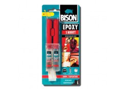 Быстрый двухкомпонентный эпоксидный клей BISON Epoxy 5 минут, 2х12мл