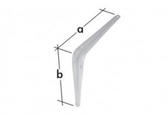 Кронштейн для полки 250х300 WS300 белый DOMAX